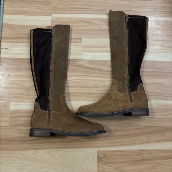 Donald J Pliner Women’s Isla Suede Riding Boot in Brown Size 11 New - Picture 6 of 14